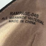 Rouge Helium ROUGE Black Suede Ankle Strap Block Heel Sandals Women Size 11 RAMPAGE04S Photo 3