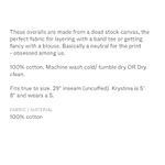 PLANTE Women's Green Gingham Overalls Jumpsuit Size L Made in USA Size L Photo 14