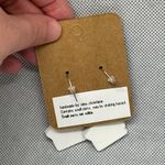 Handmade Heart Playing Card Earrings Photo 1