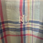 Ralph Lauren 4/$25 BUNDLE SALE!!  MONOGRAM BLUE AND PINK PLAID BUTTON DOWN SHIRT Photo 6
