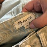 Madewell  Denim Emmett Mint Sage Skirt, size 26 Photo 9