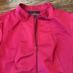 Lafayette 148 New York Zip Front Jacket Berry Red Size 12 Photo 3