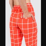 Mokuyoki Tomato Red White Grid Hillcrest Pants 28" Photo 6