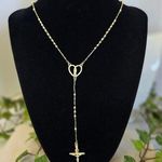 Dainty Gold Filled Rosary Style Necklace Photo 0