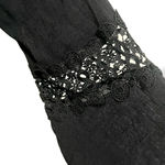 Wrangler  Western Boho Mini Dress Women Small Gauze Lace Ruffle Festival Crochet Photo 6