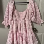 Impeccable Pig Babydoll Pink Dress Photo 3