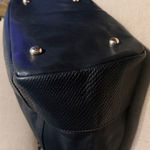 Isaac Mizrahi  Black Leather Tote/Shoulder Bag Photo 6