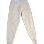 Outdoor Voices  Terry Jogger Pants Womens  White Pull On Pockets Logo size medium Photo 5