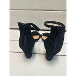 Top Moda Hannah Suede Dressy Ankle Strap Back Zip 3" High Block Heel Sandal 10 Photo 2