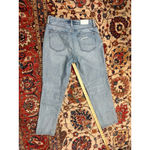 Pistola Distressed Boyfriend Jeans Light Wash Ripped Knees Relaxed Fit Size 29 Photo 7