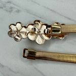 Gold Tone Flower Stretch Cinch Belt Coil Elastic One Size (OS) ✨ Photo 7
