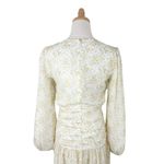 VEILED Randa Ruched Maxi Dress Honey Floral Sz XS NWT Yellow Photo 6