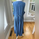 Vintage Susquehanna Trail Outfitters Blue Denim Button Down Jumper Dress Sz 12 Photo 2