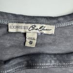 EXPRESS “Sundays are for Football” V neck Short Sleeve Slub Knit Tee Grey XS Photo 5