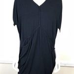 Michael Stars  Dolman Tapered Tunic Top Dress size S Black Photo 0