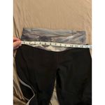 Lululemon Leggings Womens Size 6 Lulu Pants Compression Zip Run For It Crop Black Photo 3