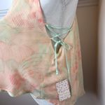 Free People NWT  Tie Side High Neck Tank XS Photo 3