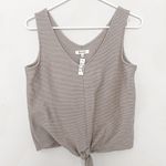 Madewell Texture And Thread Tie Front Tank Photo 0