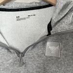 Under Armour Womens S Project Rock Grey quarter-Zip Hoodie Sweatshirt Photo 2