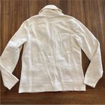 Ralph Lauren Lauren Long Sleeve Gold Button Ivory Cardigan Sweater Size Large Photo 12