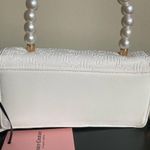 Juicy Couture  White Shoulder Bag with Pearl Handle Photo 4