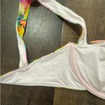 Apres June Celine Ruched Underwire Watercolor Bikini Top Size Large Pink Photo 7
