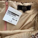 Sequined 💎 fit and flare skirt in rose gold Size M Photo 1