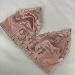 Victoria's Secret NWOT  Blush Unlined Floral Embroidered Long Line Bralette XL Photo 3