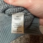 Le lis Gray Blue Checkered Smiley Pattern Sweater Photo 5