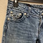 Miss Me Low Rise Bling Pocket Boot Cut Jeans 28 Y2K Photo 3
