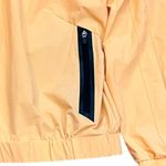 Alphalete EXP Tech Windbreaker Pullover Quarter Zip Hooded Jacket Peach Large Photo 2