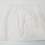 superdown  Trinity Faux Leather Skirt in White XS Photo 8
