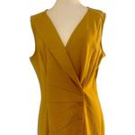 Nanette Lepore  Grooving Gold Blazer Dress Mustard Yellow Sleeveless Size 10 NWT Photo 2