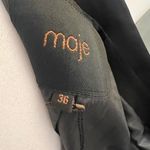 Maje Black Tailored Blazer with Notched Lapels Photo 10