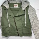 Mossimo Supply Co. Olive Jacket with Gray Accents Green Size XL Photo 1