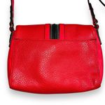 Nine West  Womens Purse Handbag Shoulder Bag Crossbody Red Black Zipper Accent Photo 3