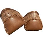 Michael Kors  Sz 10 Fulton Studded slip on MOC Flat ballet MK Loafers Gold logo Photo 14