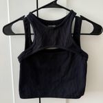 Garage  Black Tank Top Cropped Photo 0