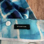 Lafayette 148 Stanton Blue Tie Dye Ankle Pants Size 4 Photo 4