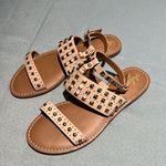 Arturo Chiang  leather Studded sandals B36 Photo 2