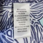 AMANDA LANE Sleeveless Hawaiian Tropical Print Lightweight Sheath Dress ~8P💚 Blue Photo 6