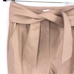 Jonathan Simkhai Tessa Vegan Leather Tie Pants Lined Pants Nude Beige 6 Tan Photo 4