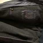 Vintage Aviator Dark Navy Blue Bomber Jacket Size L Photo 3