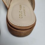 Cole Haan GRAND OS CAMEL TAN PERFORATED LEATHER MULE SLIDE FLATS 8B Photo 2
