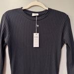 RE/DONE 90's Long Sleeve Ribbed Dress Photo 6