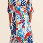 Hutch Maxine A-Line V-neck Maxi Multi Colored Floral pattern Dress Size 6 Photo 1