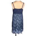Soma Navy Blue Lace Babydoll Lingerie Slip Dress Size Large Photo 1
