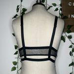 Victoria's Secret Victoria’s Secret Black Silver Sparkle Bralette Photo 2