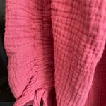 Foxcroft  Pink Crinkle Cotton Button Down Blouse. Size XXL Photo 8