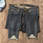 KUT from Kloth Connie ankle skinny in lightly distressed curved raw hem edition Photo 4